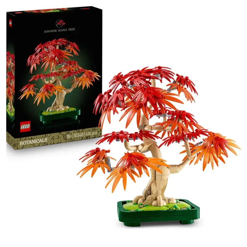 LEGO BOTANICALS BONSAI DE ARTAR JAPONEZ ROSU 10348
