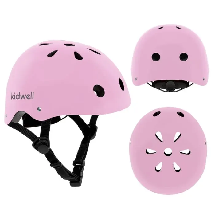 Casca bicicleta copii Kidwell Orix II, curele reglabile, orificii aerisire, roz KID099047 — imaginea 5