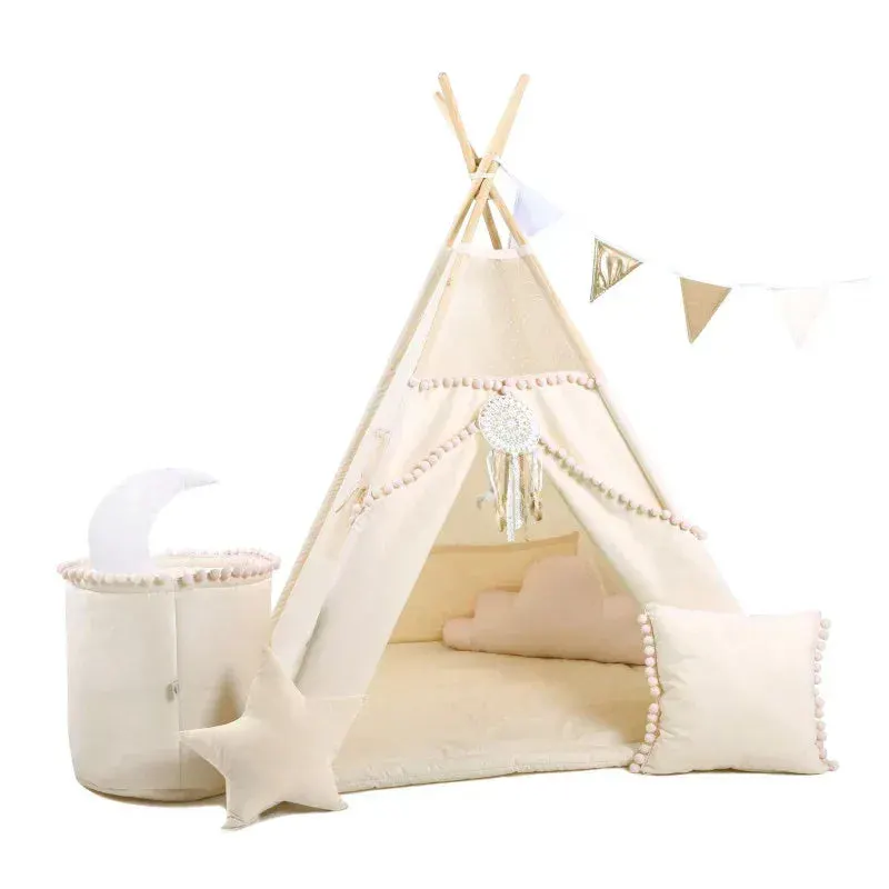 MEGA Set Cort teepee pentru copii Bubble Mesh, 10 elemente