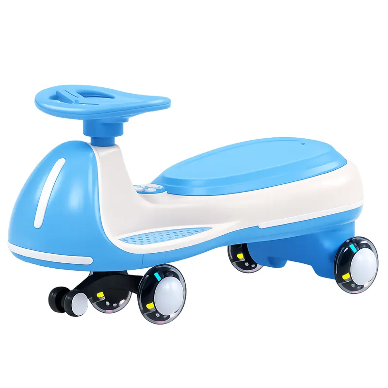Placa electrica Wiggle CAR 360, pentru copii intre 3 si 7 ani, 12V 90W, albastra