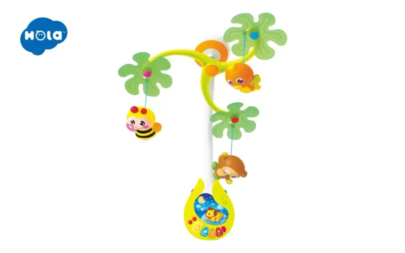 Carusel muzical patut Hola, multicolor KID007767