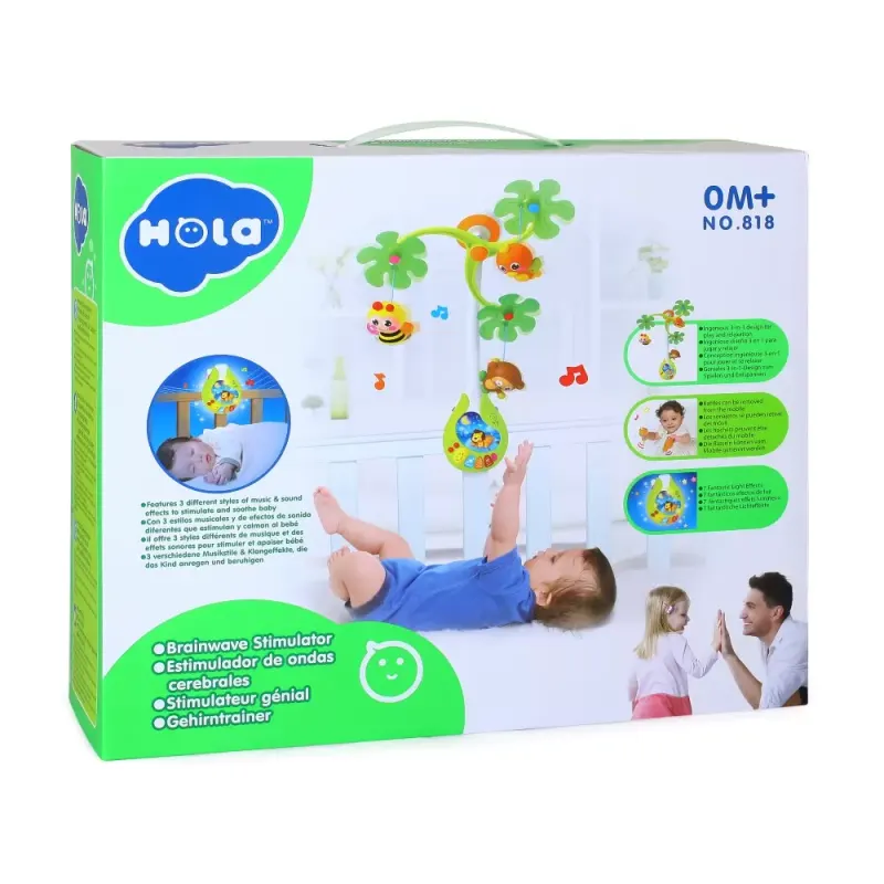 Carusel muzical patut Hola, multicolor KID007767 — imaginea 2
