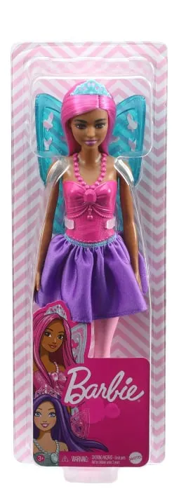 Barbie papusa barbie zana cu par roz