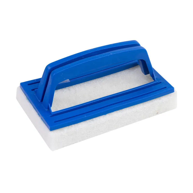 Perie pentru curatarea liniei apei, plastic, albastra,20x10 cm