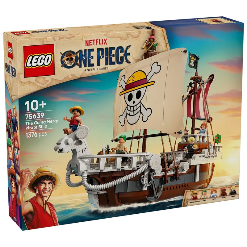 LEGO ONE PIECE CORABIA DE PIRATI FASNEATA MERRY 75639