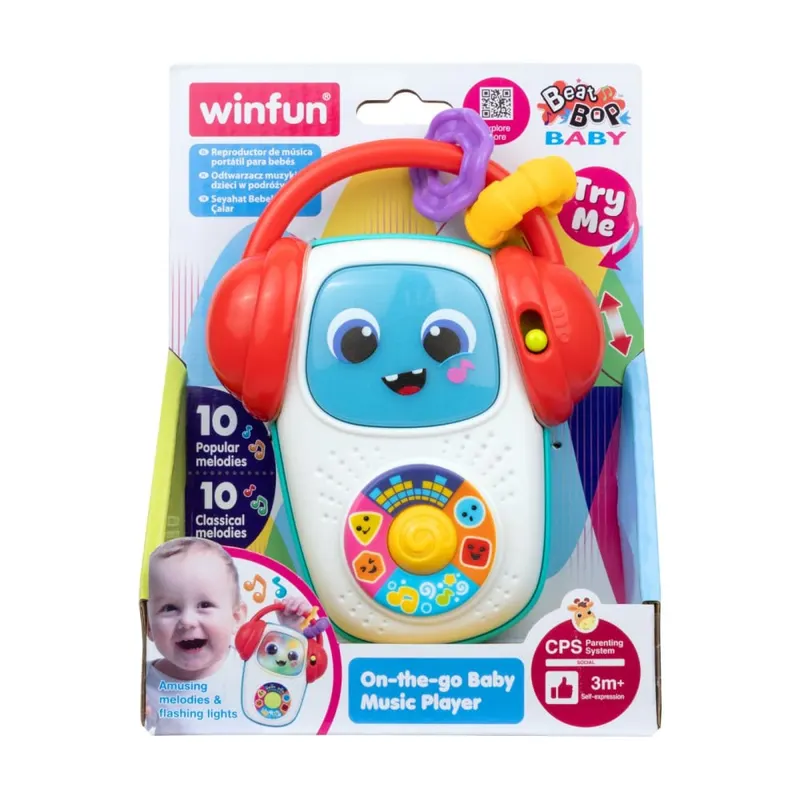 WINFUN PLAYER MUZICAL PORTABIL PENTRU BEBELUSI