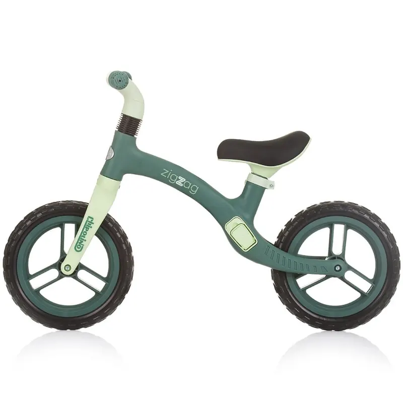 Bicicleta Chipolino Zig Zag, echilibru, fara pedale, verde KID060213 — imaginea 2