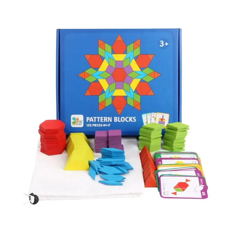 Puzzle educativ din lemn 155 de piese, 3 ani+