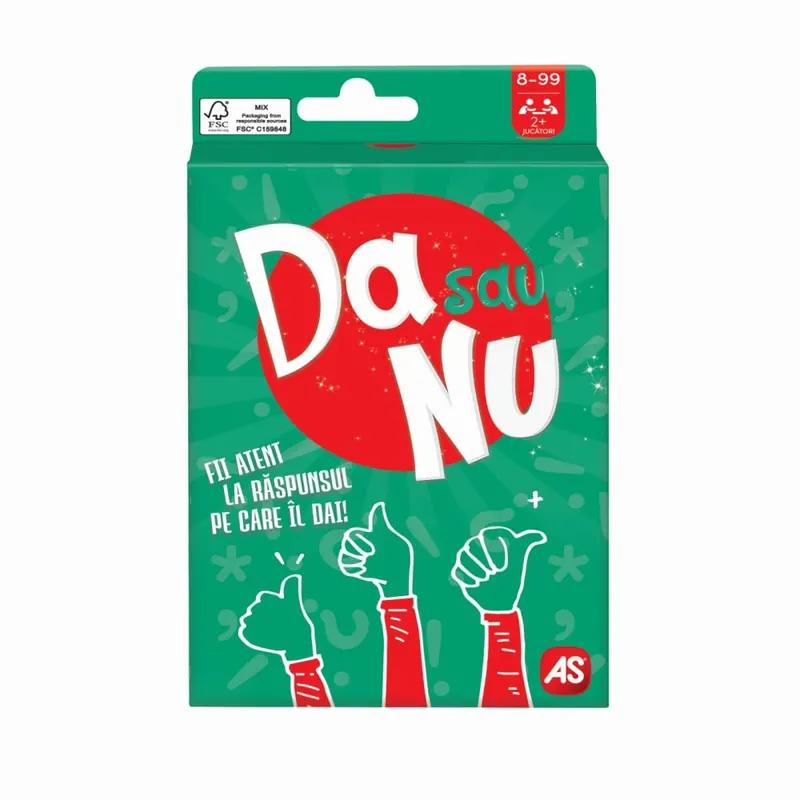 Joc de carti Da sau Nu,+8 ani