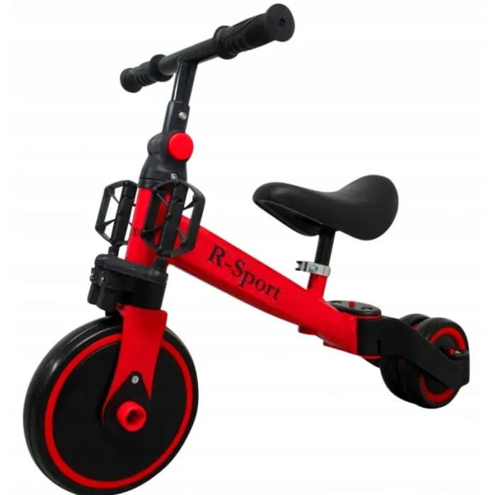 Bicicleta R-Sport P8, multifunctionala, echilibru, pedale detasabile, rosu KID715178 — imaginea 3