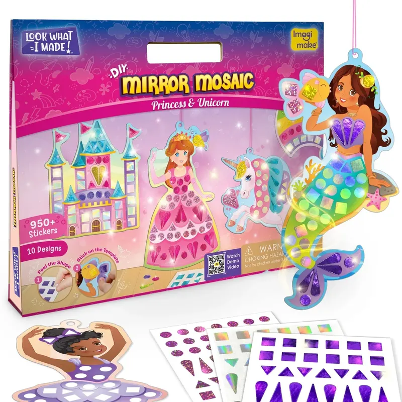 Set Creativ Decoratiuni Mozaic - Printese si Unicorni