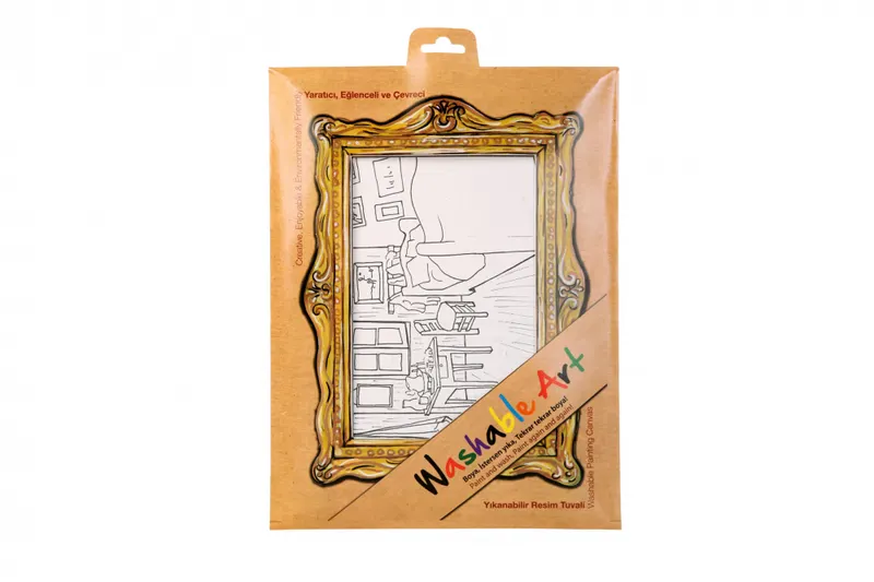 PlanE a Reutilizabila de Colorat , Washable Art , Vincent van Gogh: , zCamera la Arles, , 25 A 35 cm