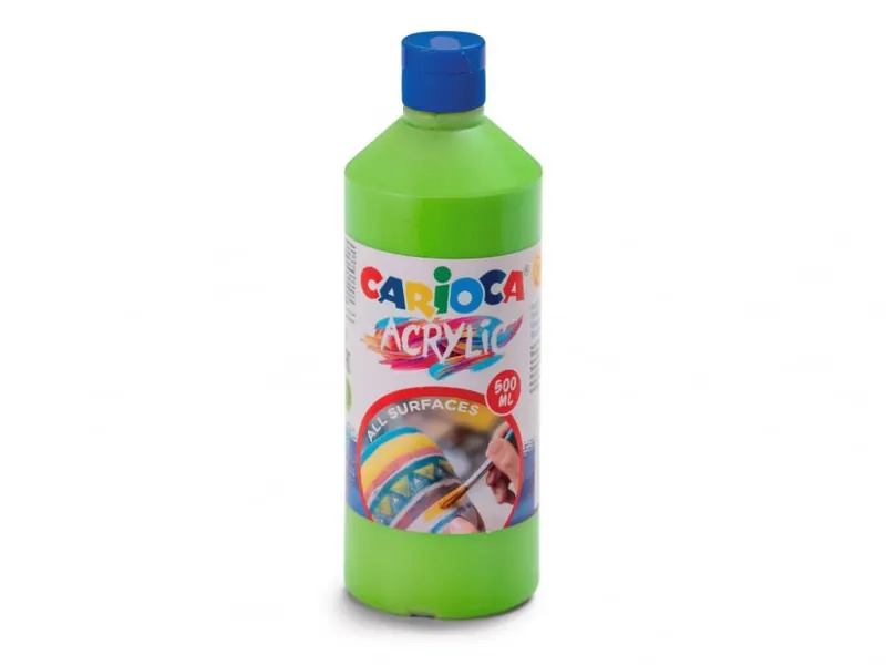 Acuarele acrilice tempera,verde,500 ml