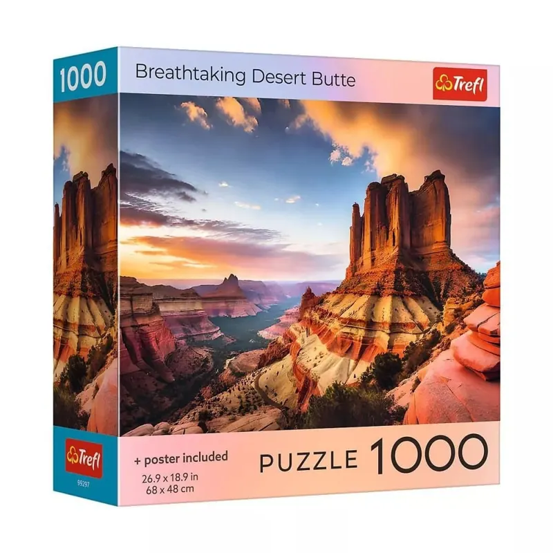 PUZZLE TREFL 1000 COLECTIA SUA PARCUL NATIONAL ZION POSTER INCLUS