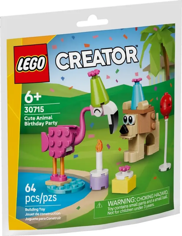 LEGO CREATOR PETRECERE DE ZI DE NASTERE CU ANIMALUTE 30715