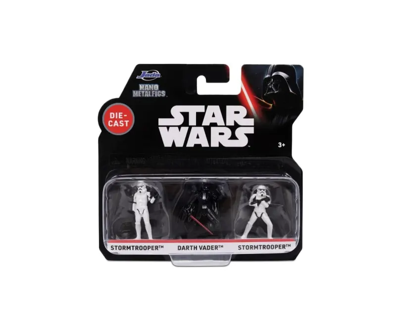 JADA STAR WARS SET 3 NANO FIGURINE METALICE 4CM