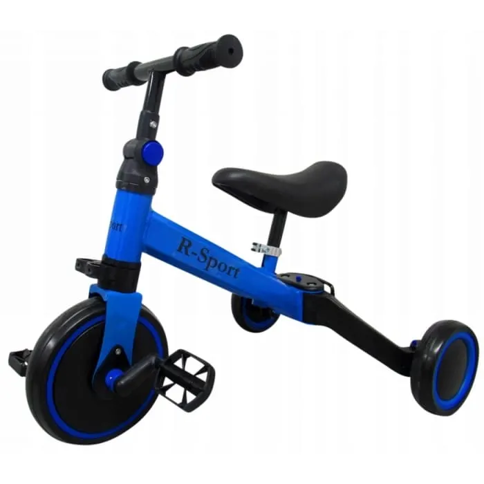Bicicleta R-Sport P8, multifunctionala, echilibru, pedale detasabile, albastru KID715192