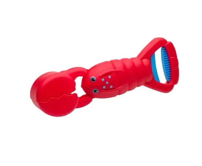 Jucarie pentru nisip, Rac, Rosu, Plastic, 33 cm