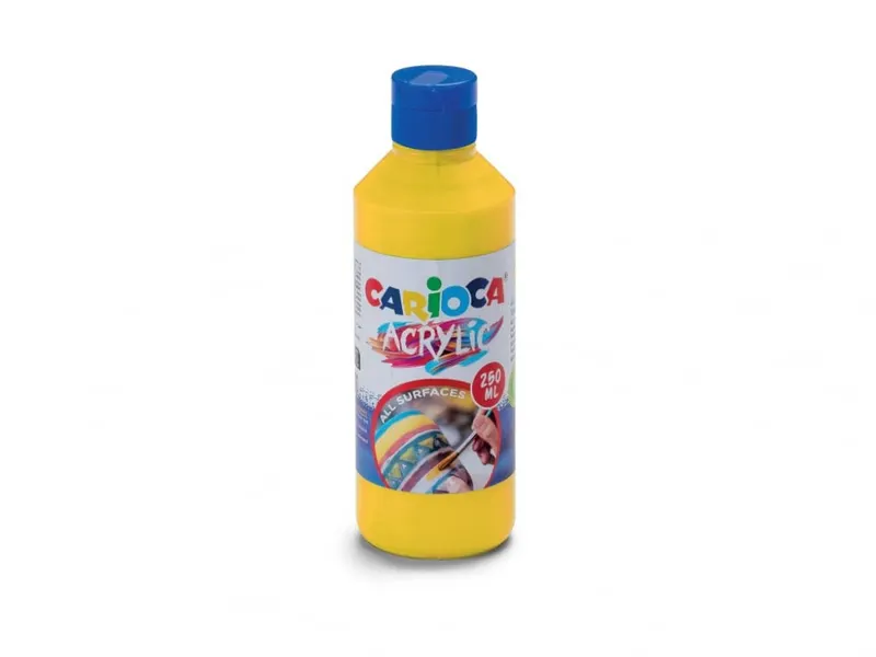 Acuarele acrilice tempera,galben,250 ml