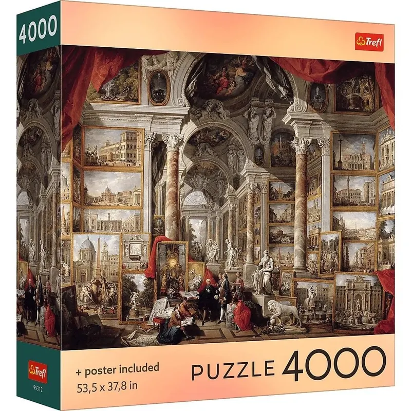 PUZZLE TREFL 4000 COLECTIA SUA ROMA MODERNA CU POSTER INCLUS