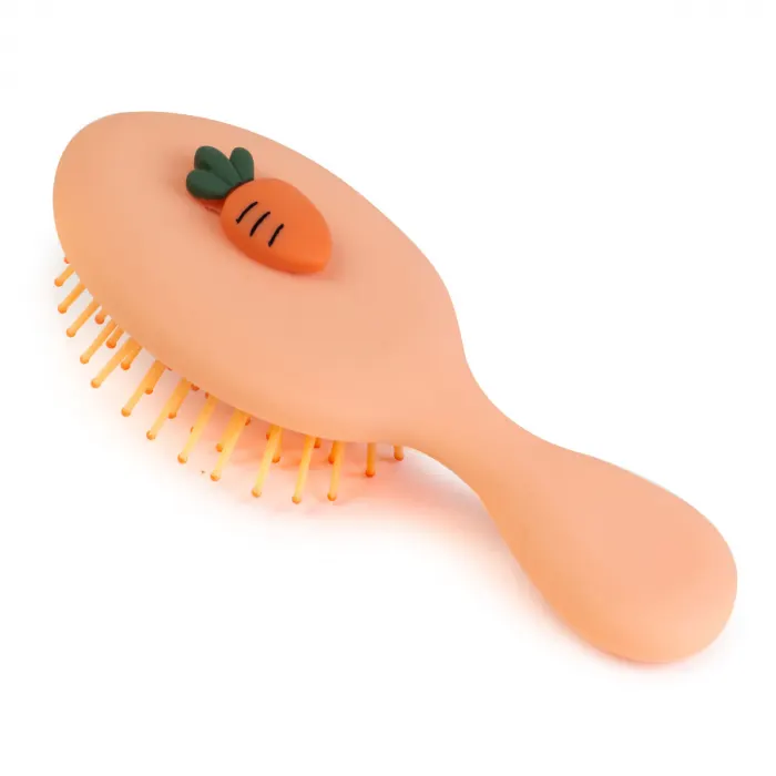 Perie de Par pentru Copii cu Morcovel 14 cm