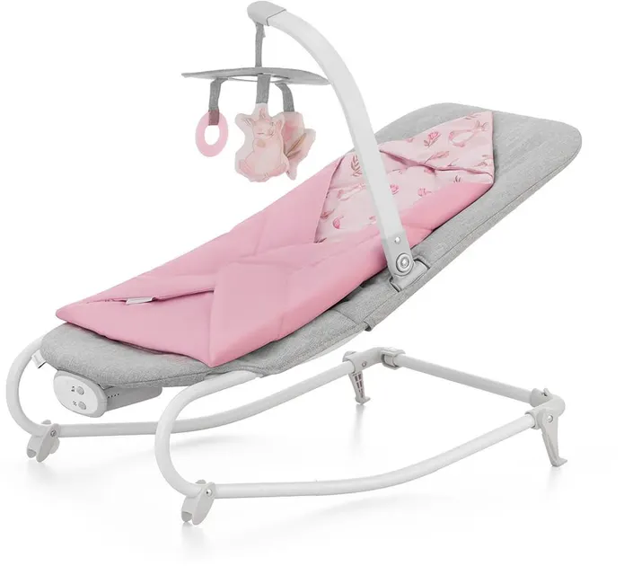 Balansoar Kinderkraft Felio2, vibratii si melodi, roz KID921096