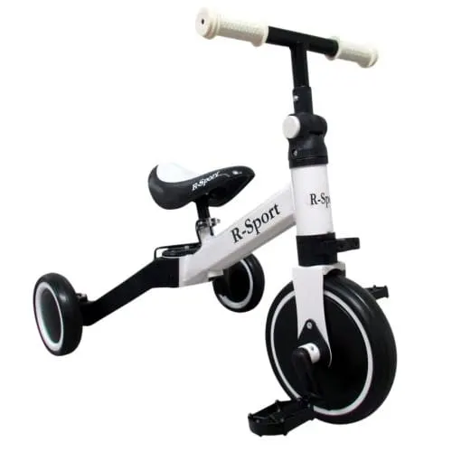 Bicicleta R-Sport P8, multifunctionala, echilibru, pedale detasabile, alb KID807756 — imaginea 2