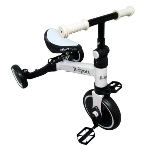 Bicicleta R-Sport P8, multifunctionala, echilibru, pedale detasabile, alb KID807756 — imaginea 3