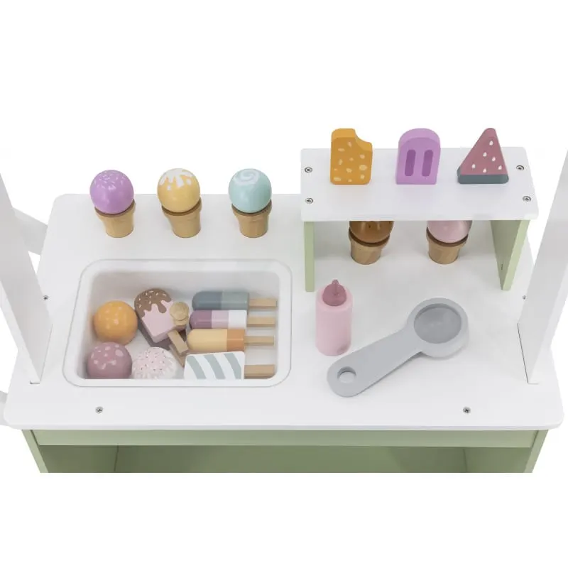 Stand inghetata PolarB Viga, lemn, accesorii, multicolor KID441004 — imaginea 2