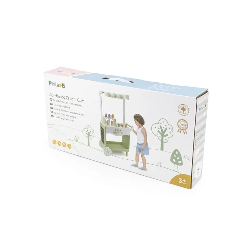 Stand inghetata PolarB Viga, lemn, accesorii, multicolor KID441004 — imaginea 5