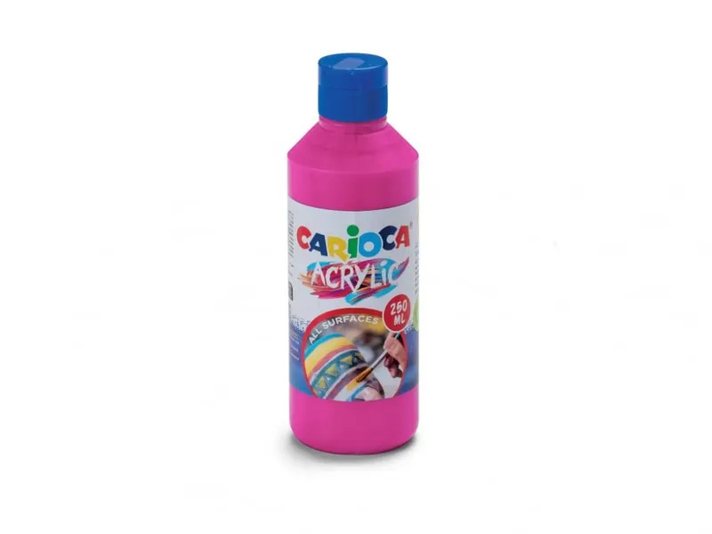 Acuarele acrilice tempera,roz,250 ml