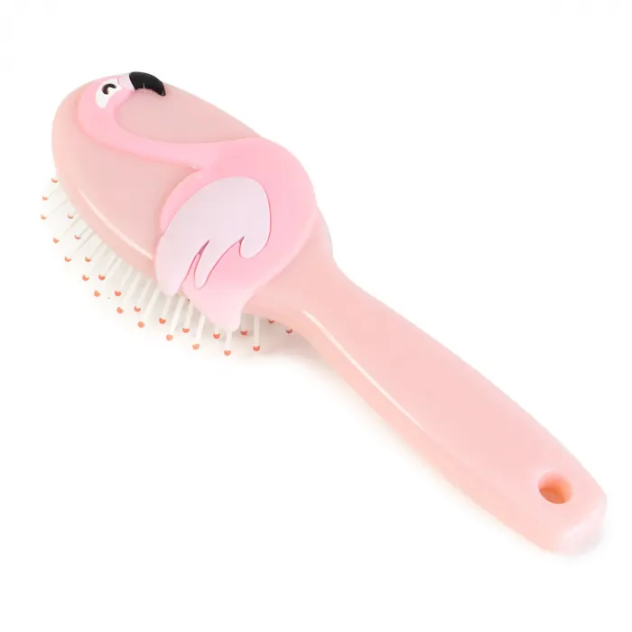 Perie de Par pentru Copii cu Flamingo 17.5 cm
