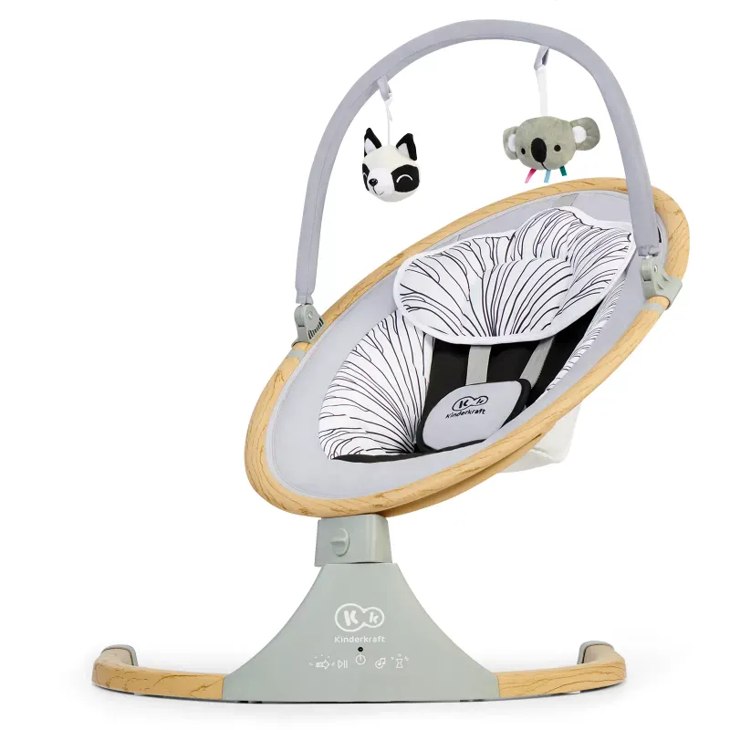Leagan electric Kinderkraft Lumi, 2 in 1, gri KID915675