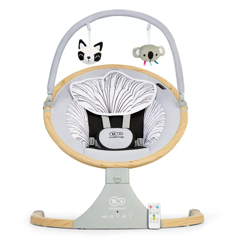 Leagan electric Kinderkraft Lumi, 2 in 1, gri KID915675 — imaginea 5
