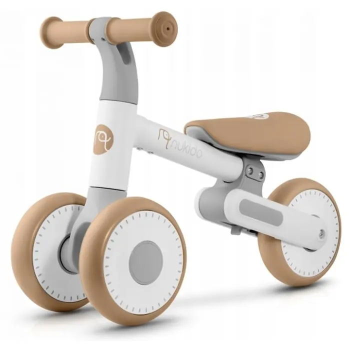 Bicicleta Nukido NK-603, echilibru, fara pedale, roti EVA, alb KID621230