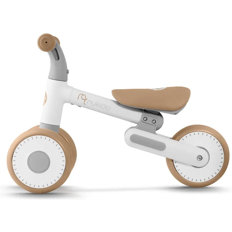 Bicicleta Nukido NK-603, echilibru, fara pedale, roti EVA, alb KID621230 — imaginea 2