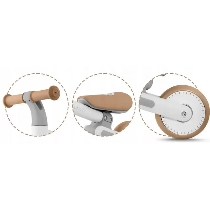 Bicicleta Nukido NK-603, echilibru, fara pedale, roti EVA, alb KID621230 — imaginea 4