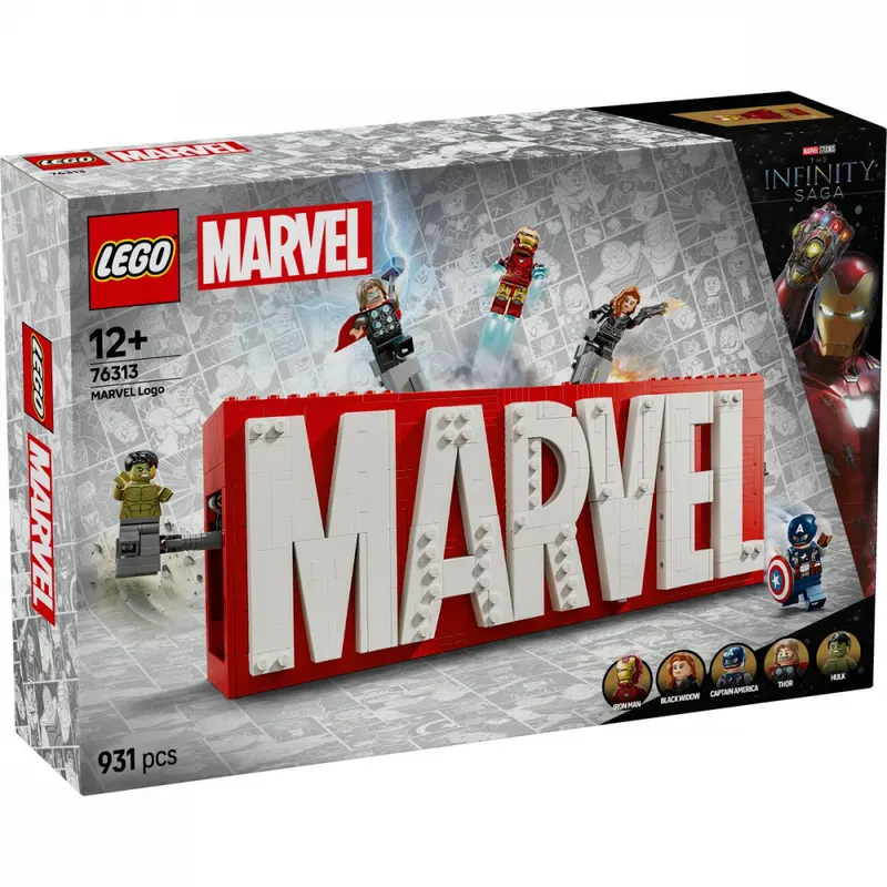 LEGO SUPER HEROES SIGLA SI MINIFIGURINE MARVEL 76313