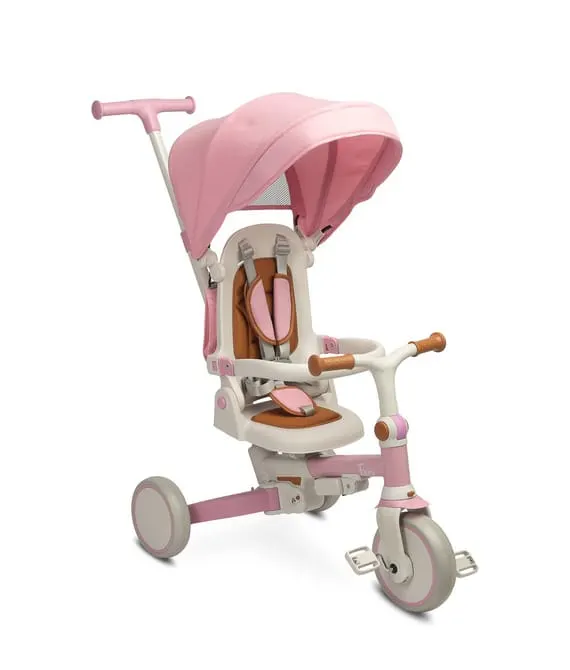 Tricicleta Faro Toyz, multifuntionala, 3 in 1, roz KID397320