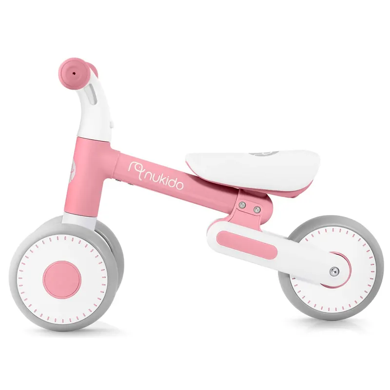 Bicicleta Nukido NK-603, echilibru, fara pedale, roti EVA, roz KID621247 — imaginea 2