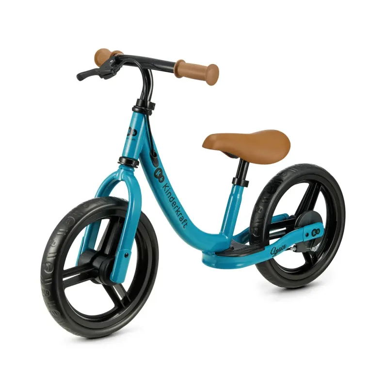 Bicicleta Kinderkraft Space, fara pedale, echilibru, albastru KID925322
