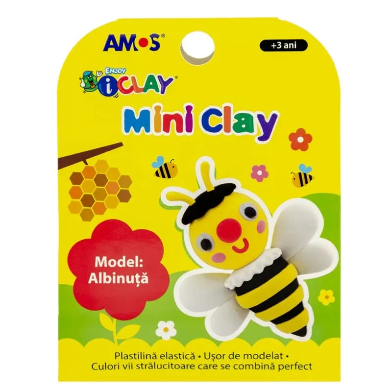 Plastilina iClay MiniClay model albina,30 grame