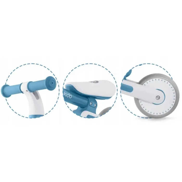 Bicicleta Nukido NK-603, echilibru, fara pedale, roti EVA, albastru KID621254 — imaginea 4
