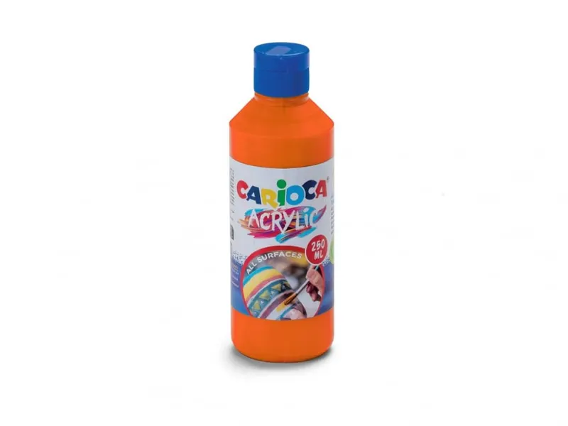 Acuarele acrilice tempera,portocaliu,250 ml