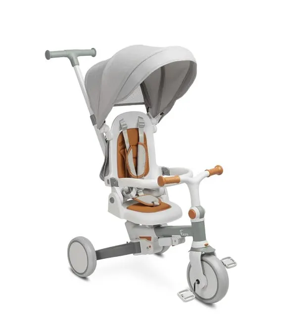Tricicleta Faro Toyz, multifuntionala, 3 in 1, gri KID397313