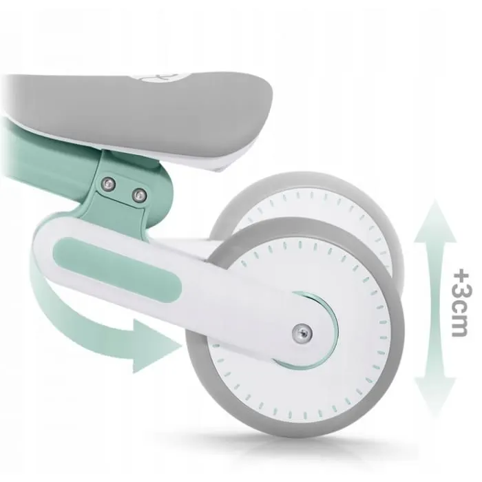Bicicleta Nukido NK-603, echilibru, fara pedale, roti EVA, menta KID621261 — imaginea 5