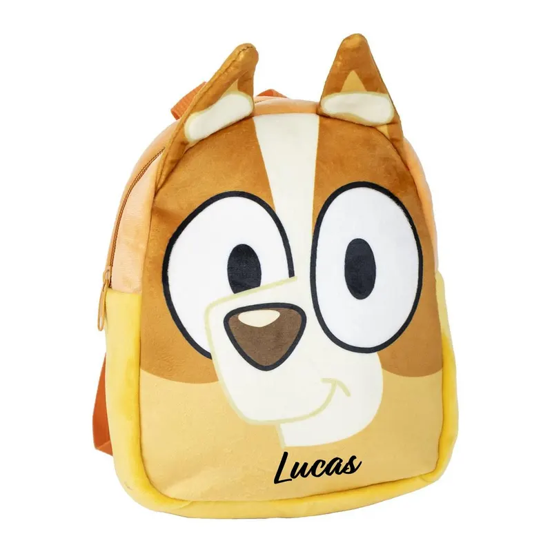 Ghiozdan personalizat de plus BINGO BLUEY