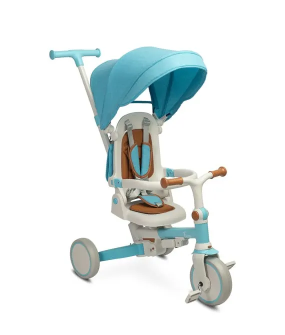 Tricicleta Faro Toyz, multifuntionala, 3 in 1, albastru KID523740