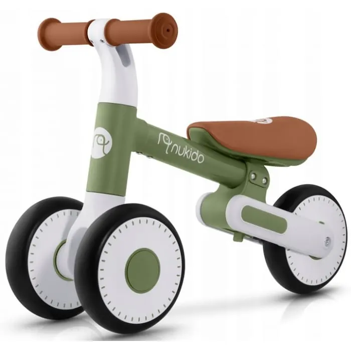 Bicicleta Nukido NK-603, echilibru, fara pedale, roti EVA, verde KID621278