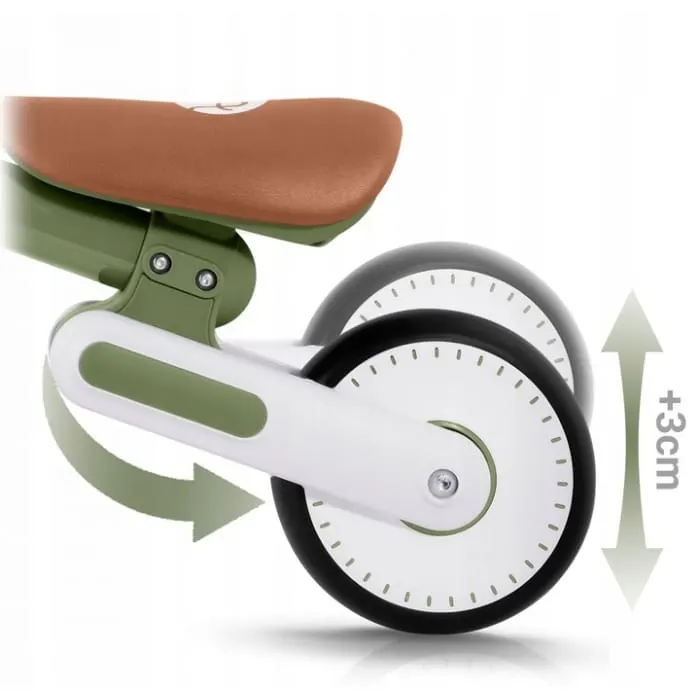 Bicicleta Nukido NK-603, echilibru, fara pedale, roti EVA, verde KID621278 — imaginea 2